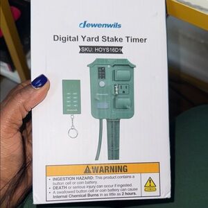 Dewenwils Digital Yard Stake Timer